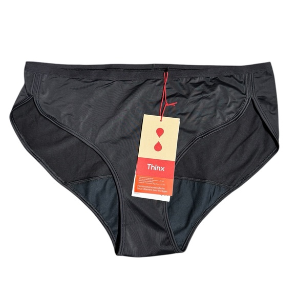 Thinx Sport Moderate Absorbency Period Underwear Black Size‎ 2X NWT Womens - Picture 1 of 10